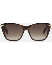 Roberto Cavalli - Sunglasses With Acetate Front Combined With Metal Temples - Lyst