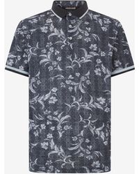 Roberto Cavalli - Polo Con Stampa Floreale - Lyst