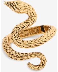 Roberto Cavalli - Antiqued Snake Bangle Bracelet - Lyst