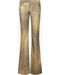 Roberto Cavalli - And Flared Jeans With Faded Wash - Lyst