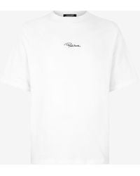 Roberto Cavalli - Cotton T-Shirt With Embroidered Logo - Lyst