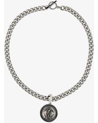 Roberto Cavalli - Rc Logo Necklace - Lyst