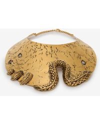 Roberto Cavalli - Antique Choker Necklace With Snake - Lyst