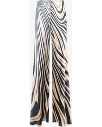 Roberto Cavalli - Zebra Print Trousers - Lyst
