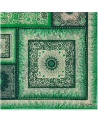 Roberto Cavalli - Silk Shawl With Zebra Pattern And Logo - Lyst