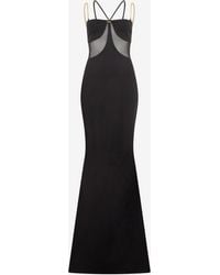 Roberto Cavalli - Maxi Dress With Chain Straps - Lyst