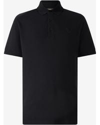 Roberto Cavalli - Polo With Rc Monogram And Logo Embroidery - Lyst