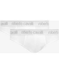 Roberto Cavalli - Set Of Two Briefs With Logo Band - Lyst