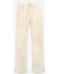 Roberto Cavalli - Pants With Animal Print - Lyst