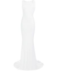 Roberto Cavalli - Lace-trimmed Open-back Bridal Gown - Lyst