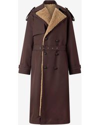 Roberto Cavalli - Long Cotton Trench Coat - Lyst