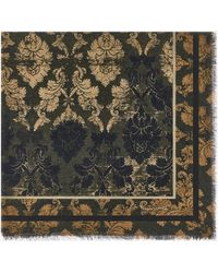 Roberto Cavalli - Schultertuch Mit Brokatprint - Lyst