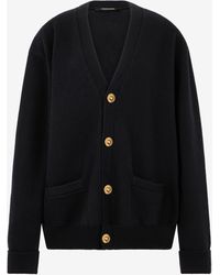 Roberto Cavalli - Cárdigan Con Botones Dorados - Lyst