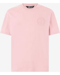 Roberto Cavalli - T-Shirt With Jc Monogram - Lyst