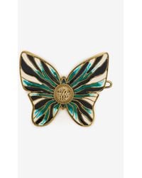 Roberto Cavalli - Ray Of Sea Print Butterfly Hair Clip - Lyst