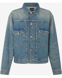 Roberto Cavalli - Veste En Jean Bleue - Lyst