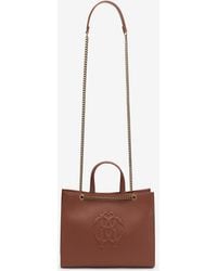 Roberto Cavalli - Leather Monogram Rc Shoulder Bag - Lyst