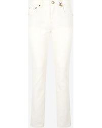 Roberto Cavalli - Python-Print Pants With Charm - Lyst