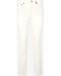 Roberto Cavalli - Hose Mit Print Python Und Charm - Lyst