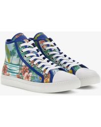 Roberto Cavalli - Hawaii Print Sneakers - Lyst
