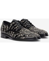 Roberto Cavalli - Mocassini Stringati Con Borchie - Lyst