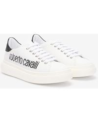 Roberto Cavalli - Sneaker With Logo Print - Lyst