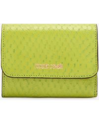 Roberto Cavalli - Snake-Effect Card Holder With Logo - Lyst