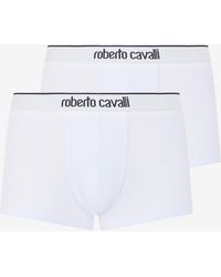 Roberto Cavalli - Cotton Boxers Bi-Pack - Lyst
