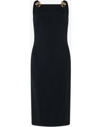 Roberto Cavalli - Sheath Dress With Snake Detailing - Lyst