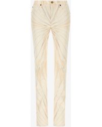 Roberto Cavalli - Ray Printed Skinny Trousers - Lyst