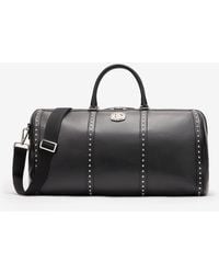Roberto Cavalli - Tumbled Leather Travel Bag - Lyst