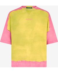 Roberto Cavalli - And Color-Block T-Shirt - Lyst