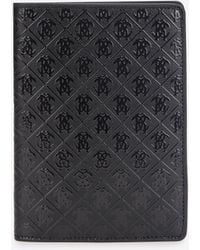 Roberto Cavalli - Wallet With All-Over Mirror Snake Monogram - Lyst