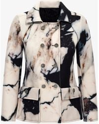 Roberto Cavalli - Marble Print Jacket - Lyst