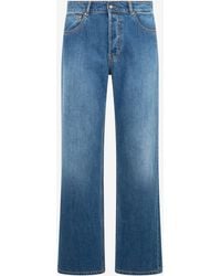 Roberto Cavalli - Cotton Denim Trousers - Lyst