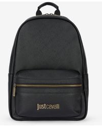 Roberto Cavalli - Sac À Dos Noir Avec Logo Just Cavalli - Lyst