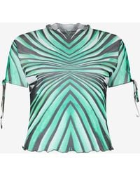 Roberto Cavalli - Ray Of Sea Print Top - Lyst