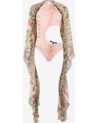 Roberto Cavalli - Jaguar Print One-Piece Swimsuit - Lyst