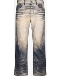 Roberto Cavalli - Jeans Trousers With Washed Effect - Lyst