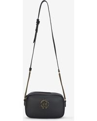 Roberto Cavalli - Camera Bag With Mirror Snake Monogram - Lyst