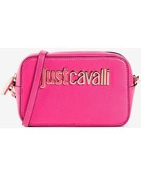 Roberto Cavalli Hellblaue waschung mit fading und used-optik - Pink