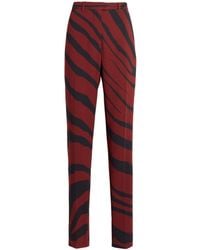 Roberto Cavalli - Zebra Print Trousers - Lyst