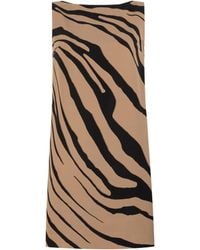 Roberto Cavalli - Tiger-Print Mini Dress - Lyst