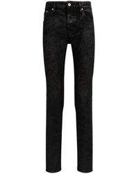 Roberto Cavalli Just Cavalli Coated Skinny Jeans - Black