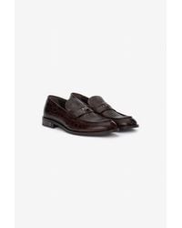 Roberto Cavalli - Leather Loafers With Crocodile Effect - Lyst