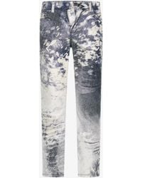Roberto Cavalli - Appaloosa Print Jeans - Lyst