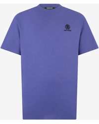 Roberto Cavalli - T-Shirt Avec Broderie Monogramme Rc Et Logo - Lyst