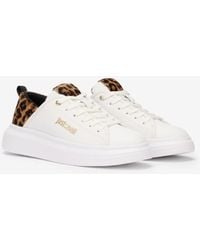Roberto Cavalli - Sneakers With Leopard Detail - Lyst