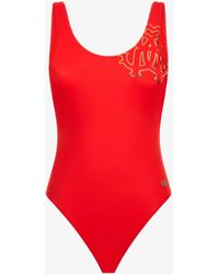 Roberto Cavalli - Swimsuit With Monogram Rc - Lyst