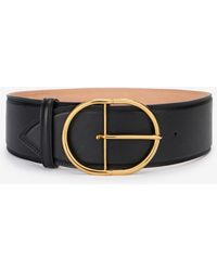 Roberto Cavalli - Shaped Leather Belt - Lyst